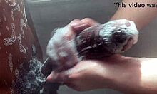 horny college white girl worships huge bbc in bathing anal session