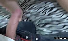 glamorous czech chick is teased in the hypermarket and penetrated in pov blowjob