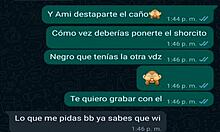 Amica Latina in Shorts Mini Scalda la Chat WhatsApp