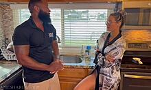 Stepmom Spreading Legs For Plumber's Big Black Cock
