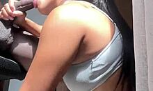 Big booty brunette meets stepbrother for amateur couple fucking