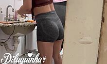 I slammed my work friend hard in bathroom play