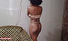 Village Slut, Petite African Teen Tries First Homemade Porn Scene!