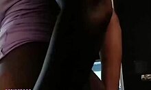 man, worshipping this perfect milf's curvy ass in the shower got me hooked!