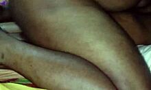 Petite black teen, just 18, faces her first time with a massive cock in nervous ebony encounter