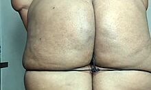 Yo, check this ebony milf with thick thighs spreading wide for solo play, full vid on Sheer - Mara Exotic