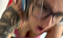 Crossdressing Babysitter Gets Fucked In The Kitchen