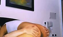 Young Neighbor Seduces Older Man in Private Room