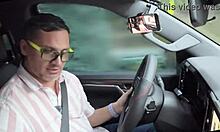 Melanie Caceres, the Colombian babe, rides Juanbustos’ fuckmachine across the city. She squirts everywhere in her miniskirt!