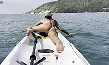 Naughty Monika Fox Masturbates and Squirts Hard on Sea Kayak