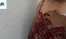 Hot neighbor in lingerie bent over for doggystyle.