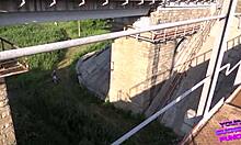 just another day banging this brunette teen outdoors, part 2 free clip.