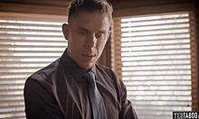 Blonde Student Gapes Pussy For Professor!