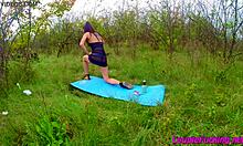 Smoking Hot Teen Posing Kinky Outdoors for Wild Action!