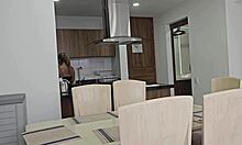 blonde sucks dick for overdue rent payment