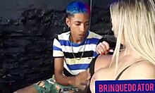 Novinho Fucks Friend's Aunt He Met In Bar!