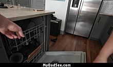 Brat Stepdaughter Ignores Rules, Bent Over by Father-in-Law!