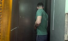 Hot Latina, check out my waist, fucks white pizza delivery guy hard!