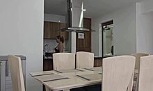 blonde sucks dick for overdue rent payment