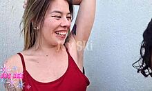 my step sister shaved my armpits so hot!