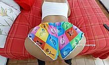 Exploring only anal action with a gorgeous big-ass Latina at home