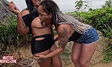 Aventura do Casal Mattos - Wild Beach Orgy with Anne’s Big Clit in Wet Pounding