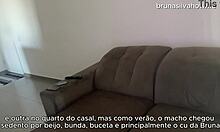 Bruna Silva, the hotwife, gets fucked hard while her husband is at work!