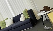 Lily Bell tempts and sucks cock 😍