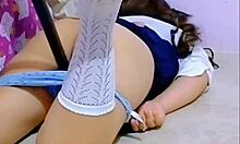 tight pussy and ass destroyed in homemade sex when alone