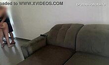 Bruna Silva, the hotwife, gets fucked hard while her husband is at work!