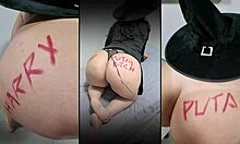 happy halloween with latina milf