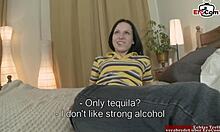 Skinny Black Haired Girl Anal Fucked In Casting