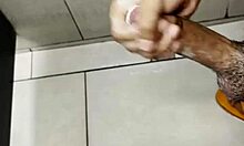 Athletic Girl Masturbates In Gym Bathroom