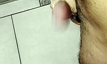 Athletic Girl Masturbates In Gym Bathroom