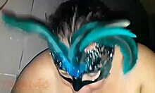 Latina bbw deepthroats during massage and masturbation session