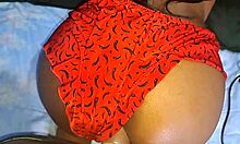 Caught maid without shirt, offered money for ass