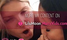 Horny Lilu Moon deep sucks courier's big cock, hard fucks, and swallows cum 😍