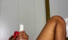 edgin my pussy right in front of my bestie, oops