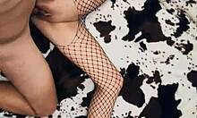 beautiful milf wife, wanna try anal in stockings?