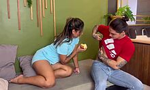 my step sister and husband host family threesome. he cums inside us both, naty delgado, cry duran, natalia garcia!