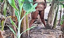 Evangelical milf peeing in public!