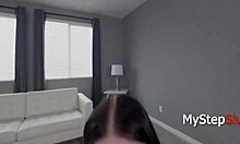 Late night sex with a stepsister and her dad’s impressive size