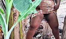 Evangelical milf peeing in public!