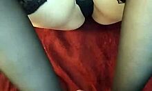 Babe Does Footjob In Stockings First Time