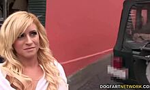 Caprice Capone sucks and fucks big black cock in pov style