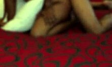 i blew up my brunette girlfriend in a cdmx motel, she screamed for my cum when i creampied her, then we realized she was on her period