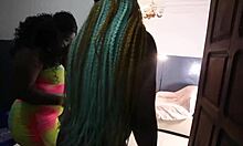 Two Hot BBW Ebony Sluts Get Naked