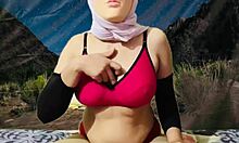 check out my stepsister’s nude camping video at night