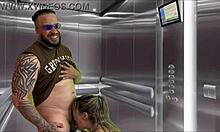 minha vizinha grávida gostosa fez um boquete dentro do elevador do nosso condomínio gozei nela todinha