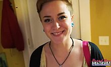 Exotic cutie micah rubs her tits and sucks cock until it cums.